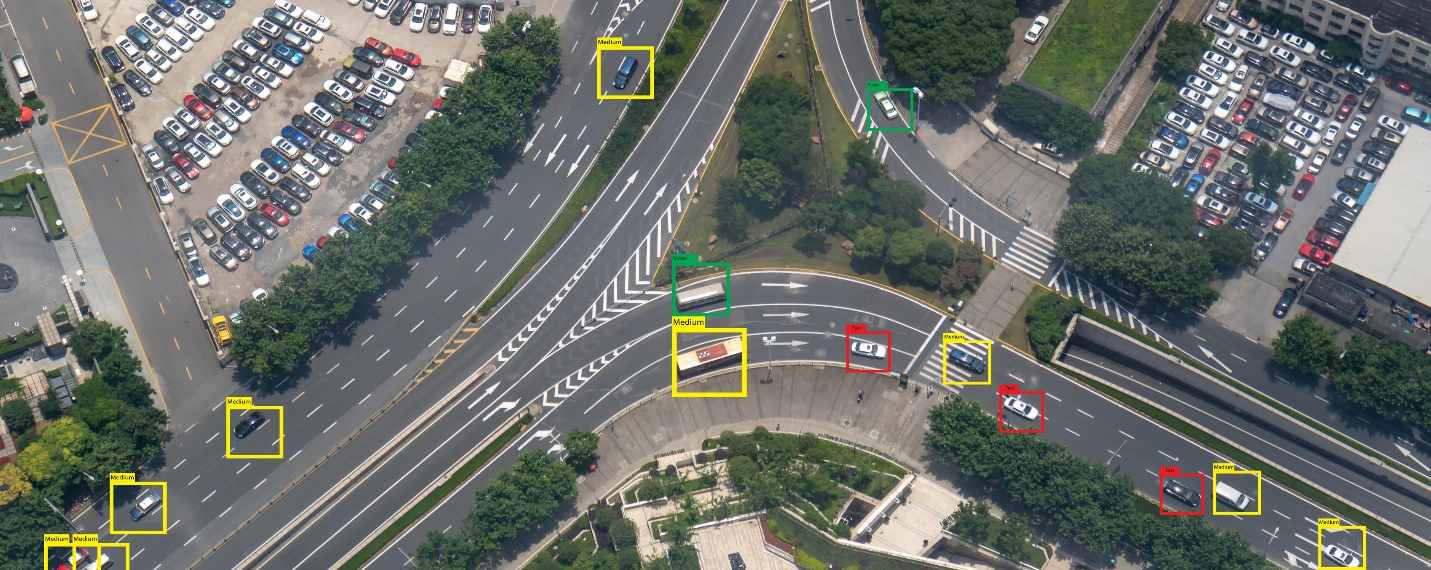 A high angle view of a road  Description automatically generated with low confidence