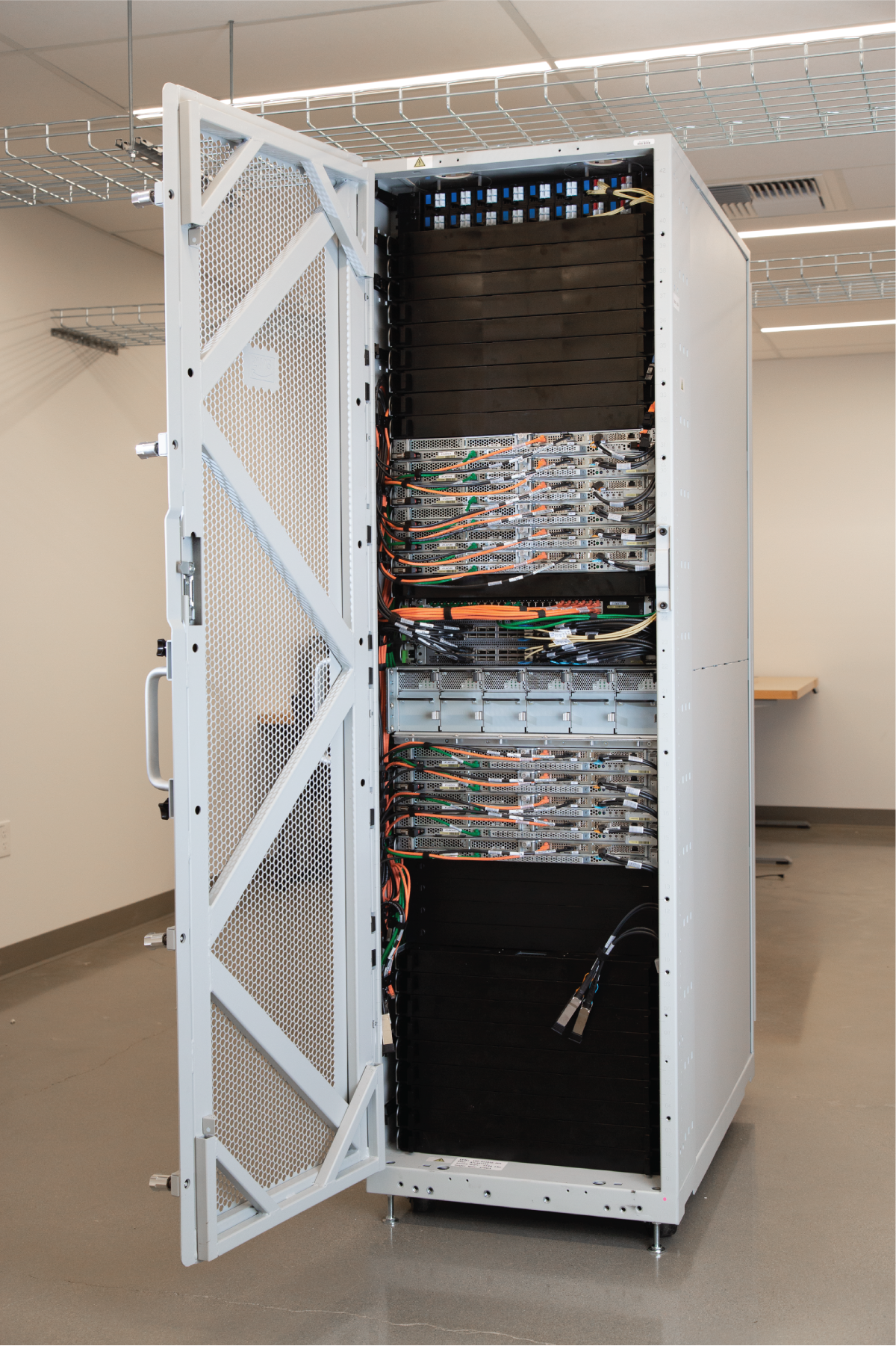 Photo depicts AWS Outposts offer hybrid cloud capability.